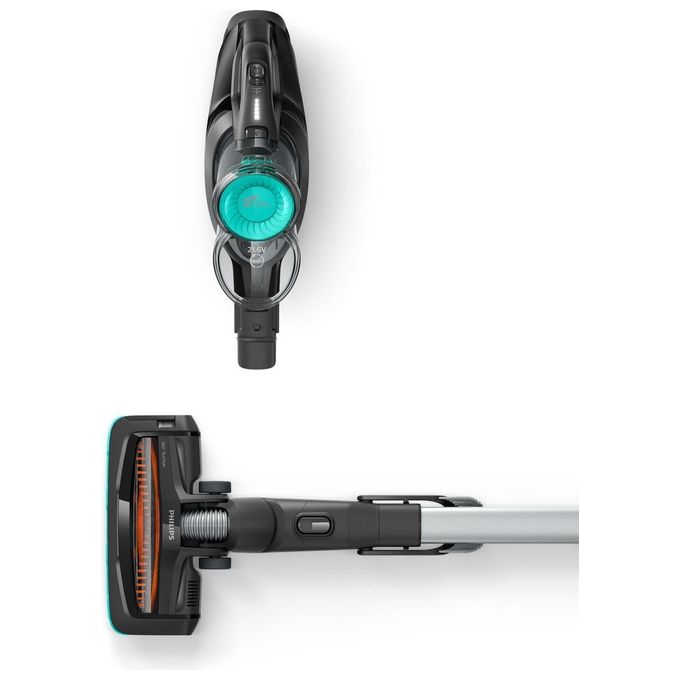 Philips FC6726-01 SpeedPro Aspirapolvere Senza Fili Senza Sacco Pulizia a Secco Autonomia 40 min Capacita' 0,4 Litri 21,6 V Nero