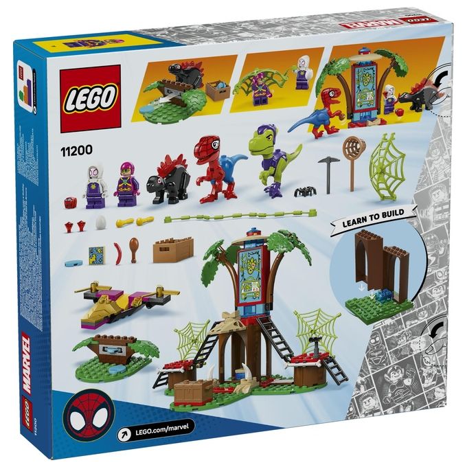 LEGO Set Battaglia con il Raptor al Quartier Generale Sull'albero di Spider-Man