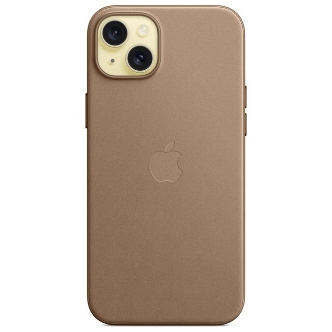 Apple Cover MagSafe Microtwill in Tessuto FineWoven Talpa per iPhone 15 Plus
