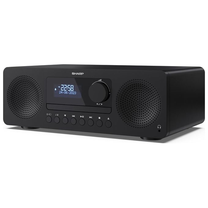 Sharp ALL-IN-ONE HI-FI Sound System Microsistema Audio per la Casa 100W Marrone