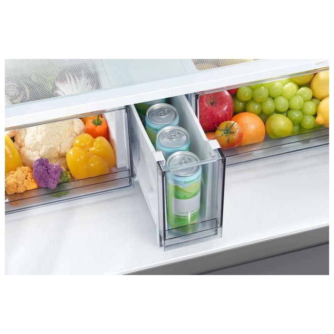 Samsung RF59C70TES9-ES - Frigorifero quattro porte 649 L, 177,9 cm, Classe E, 39 dB, Total No Frost, All Around Cooling, Wi-Fi, Acciaio inox