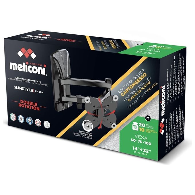 Meliconi Supporto da Parete Tv Lcd 14-23Kg