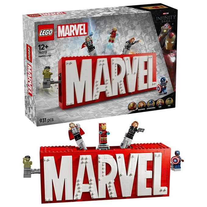 LEGO Marvel Logo e Minifigure MARVEL 76313