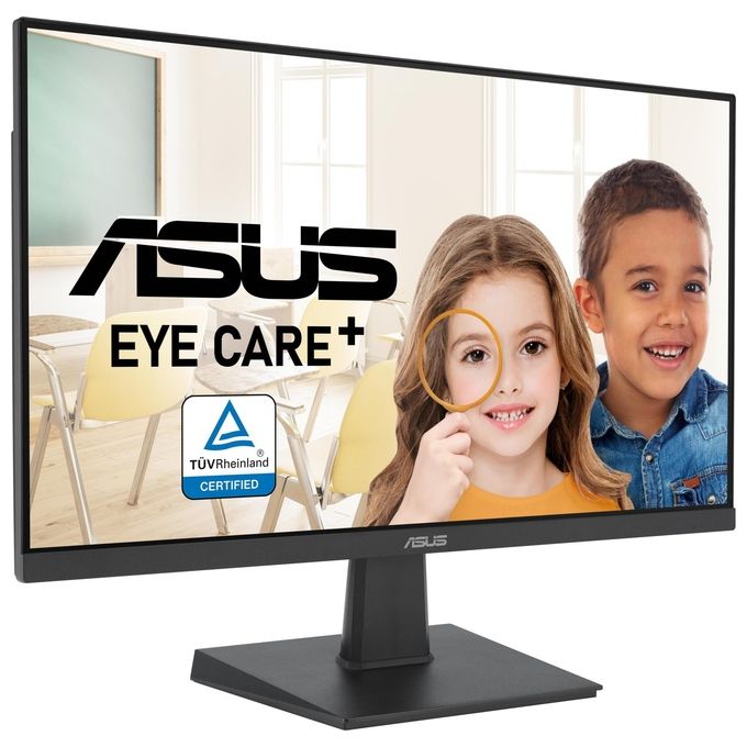 ASUS VA27EHF Eye Care Monitor Gaming 27 pollici IPS Full HD Frameless 100Hz Adaptive-Sync 1ms MPRT HDMI Filtro Luci Blu Anti-sfarfallio Montabile a parete Nero