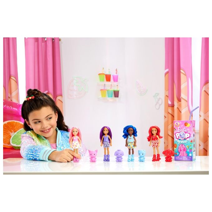 Mattel Bambola Barbie Pop Reveal Chelsea Serie Succhi di Frutta