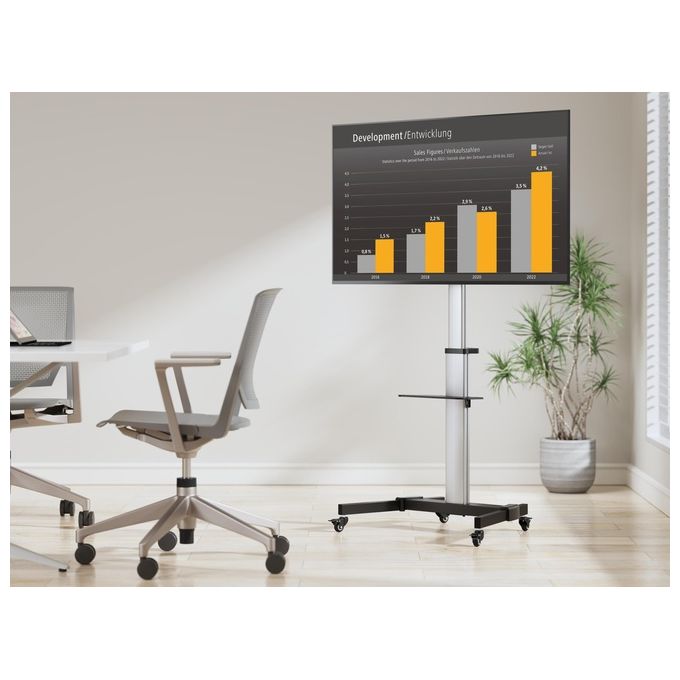 Equip 650630 Supporto Tv a Parete 86'' Argento
