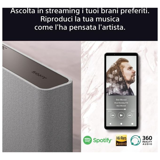Sony BRAVIA Theater Quad Home Cinema 360 Mappatura del suono spaziale Dolby Atmos DTS 504W