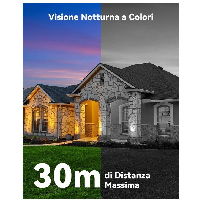 Imou Cruiser Dual Torretta Telecamera di Sicurezza IP Esterno 2304x1296 Pixel Scrivania