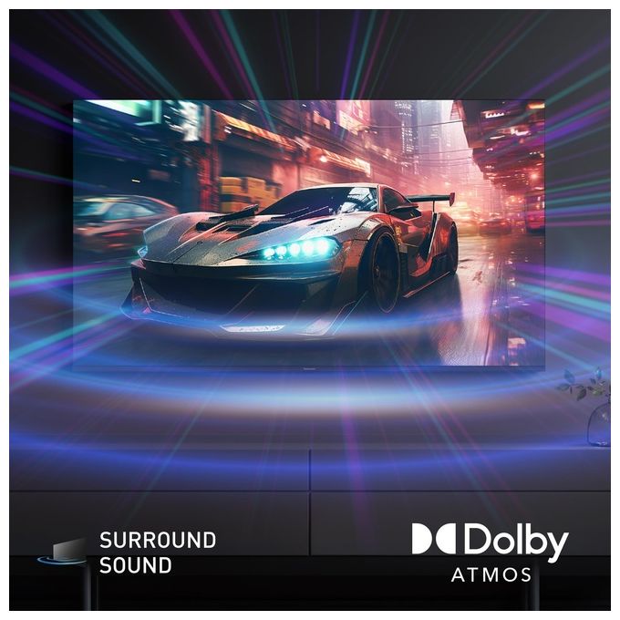 Panasonic TV-65W80AEZ Serie W80 65 Pollici Smart TV OLED 4K Ultra HD 2024 Fire TV Dolby Vision e Atmos Modalita' Game Plus Controllo Vocale Alexa Airplay Nero
