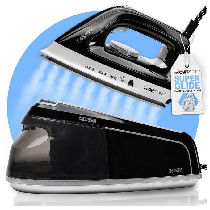 Clatronic DBS 3749 Stazione da Stiro a Vapore Nero