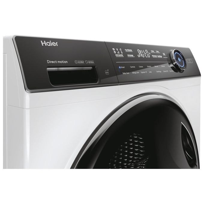Haier HW120-B14979EU1 I-Pro Serie 7 Plus Lavatrice Frontale 12 Kg 1400 rpm Classe A Wi-Fi Inverter 70 dB (85x60x60 cm) colore Bianco