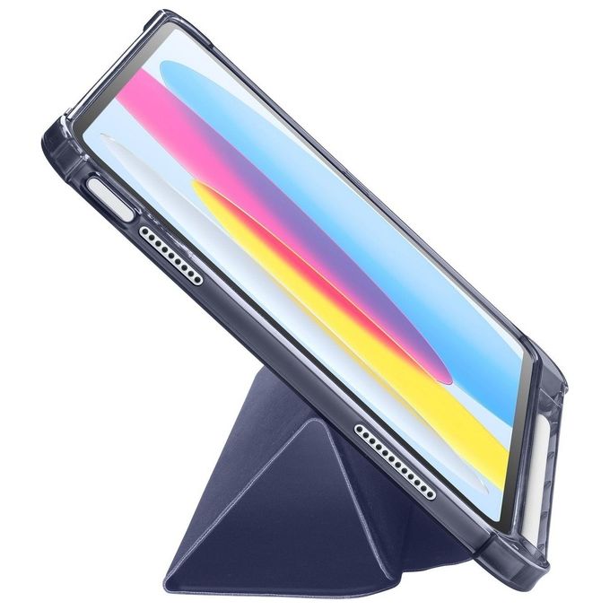 Cellula Line Folio Cover per iPad 10.9'' (2022) Custodia per tablet con funzione stand Blu
