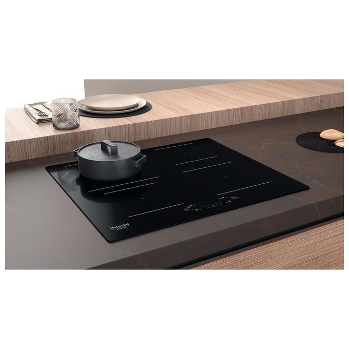 Hotpoint HQ 5660S NE Piano Cottura ad Induzione 4 Zone 60 cm Nero