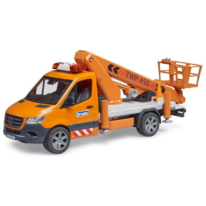 Bruder Mb Sprinter Piattaforma Aerea con Luci e Suono