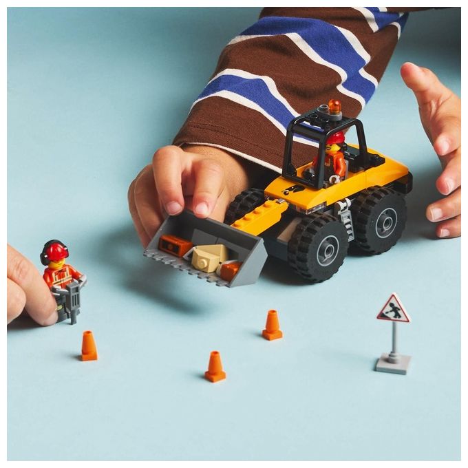LEGO Veicolo Pala Gommata Gialla Set 60450 per Bambini Linea City Great Vehicles