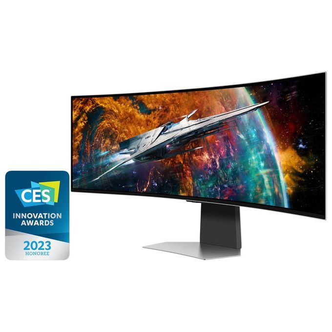 [ComeNuovo] Samsung Monitor Gaming Odyssey OLED G9 LS49CG950SUXEN  49'' Dual QHD Curvo,Risoluzione Dual QHD, Refresh Rate 240Hz, Tempo di Risposta 0,03ms, FreeSync Premium Pro e HDR True Black 400,Piattaforma Smart TV, Gaming Hub e Hub IoT