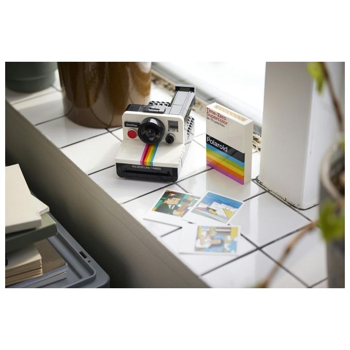 LEGO Ideas Fotocamera Polaroid OneStep SX-70 21345 Modellismo da Costruire per Adulti, Regali Creativi, Oggetti da Collezione