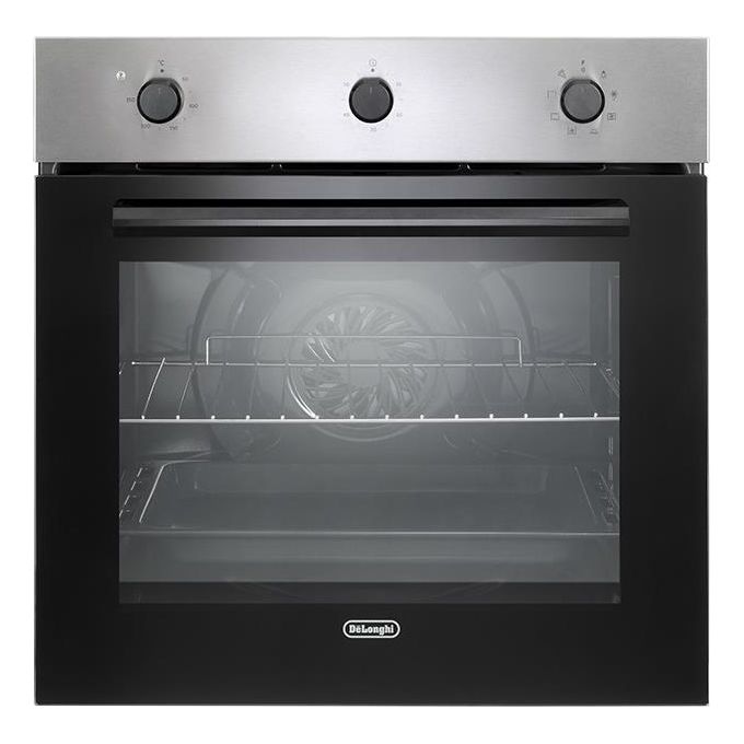 DeLonghi FLM 6L Forno Elettrico Multifunzione da incasso Capacita' 65 Litri Classe energetica A 8 Programmi Ventilato Inox-nero