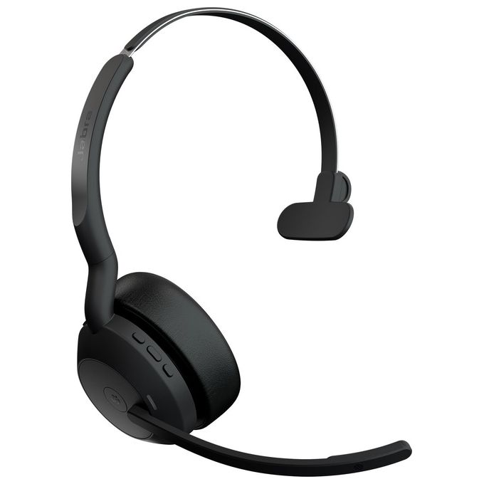 Jabra Evolve2 55 Auricolare con Cavo e Senza Cavo a Padiglione Ufficio Bluetooth Base di Ricarica Nero