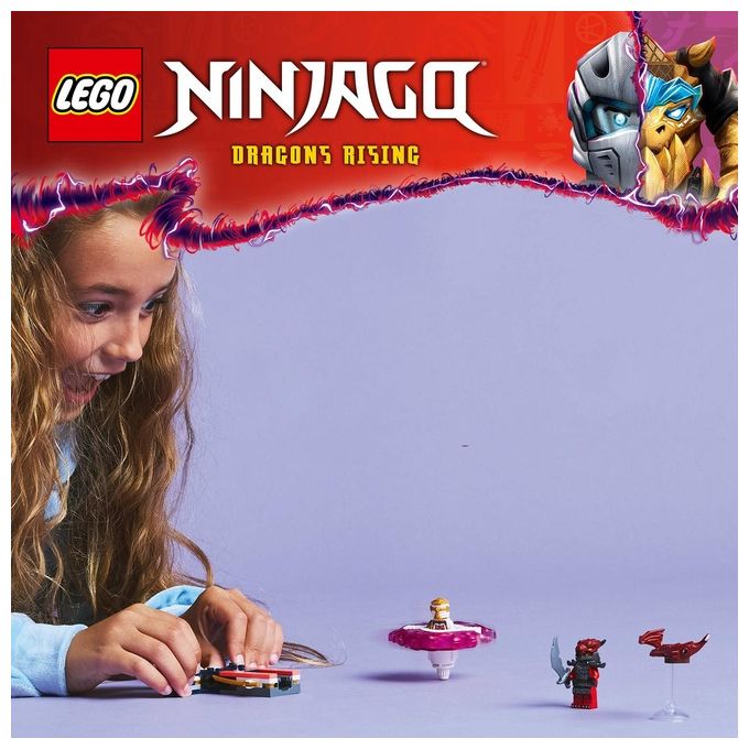 LEGO Spinner del Drago Spinjitzu di Sora 71824 Ninjago Giocattolo Avventura Creativa