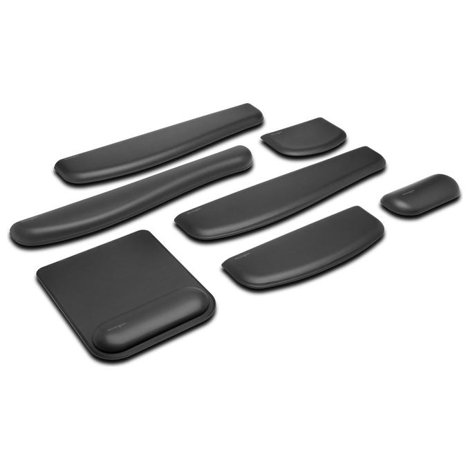 Kensington K52799WW ErgoSoft Poggiapolsi per Tastiera Standard cuscinetto in gel antiscivolo colore Nero