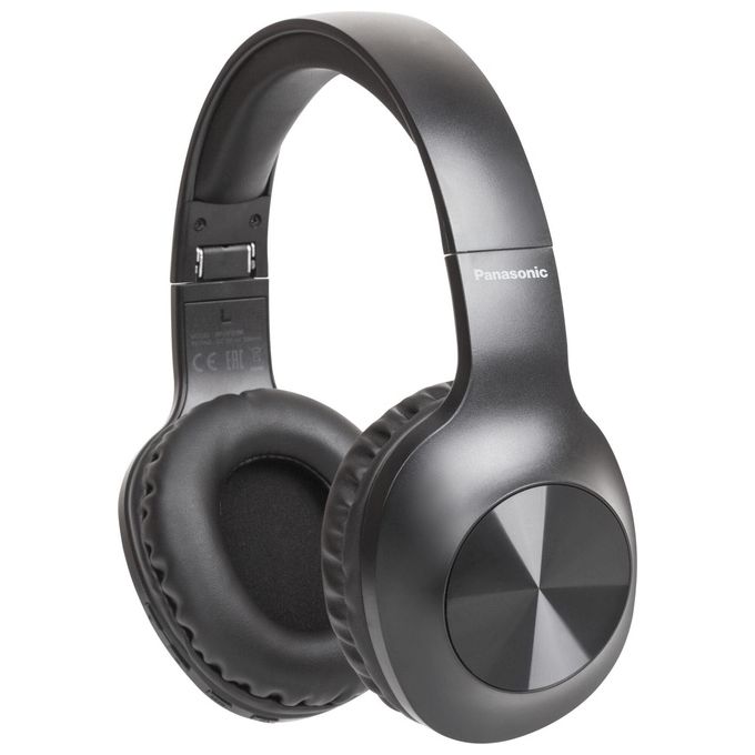 Panasonic RB-HX220BDEK Cuffie Senza Fili Cuffie Over Ear Ergonomiche Bassi Potenti Connessione Rapida e Semplice e Design Pieghevole Nero