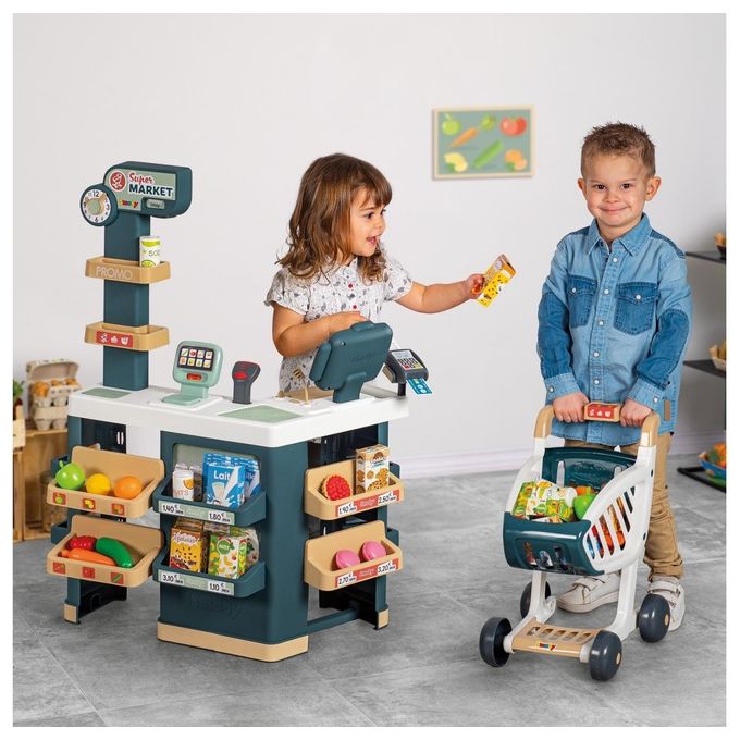 Smoby Supermarket con Shopping Trolley