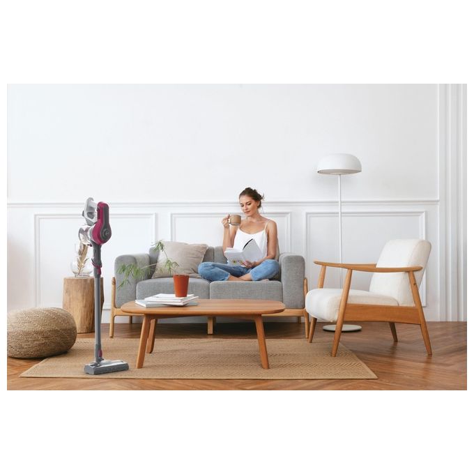 Hoover HF1 HF110P 011 Scopa Elettrica Senza Sacchetto 0.9 Litri 170W Magenta