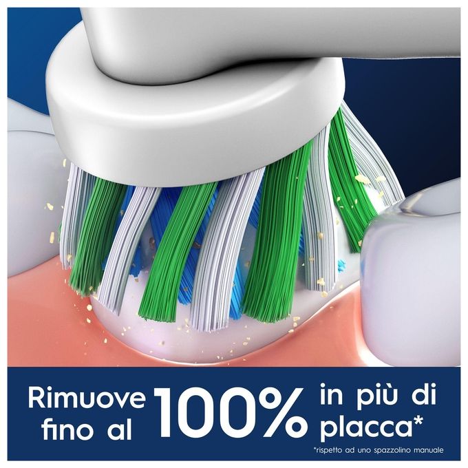 Braun Oral-B Testine Di Ricambio Pro Cross Action 5 Testine