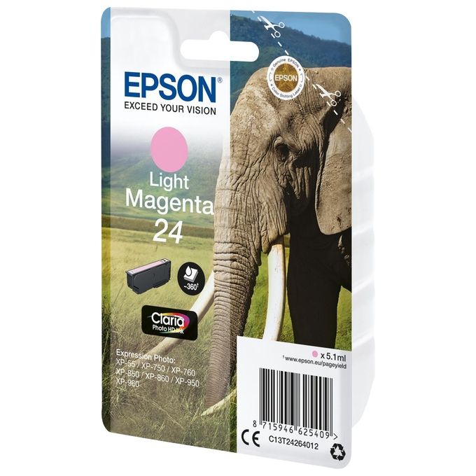 Epson C13T24264022 Cartuccia Magenta Chiaro