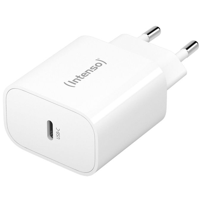 Intenso Power Adapter W20C Caricatore USB-C da 20 Watt Bianco