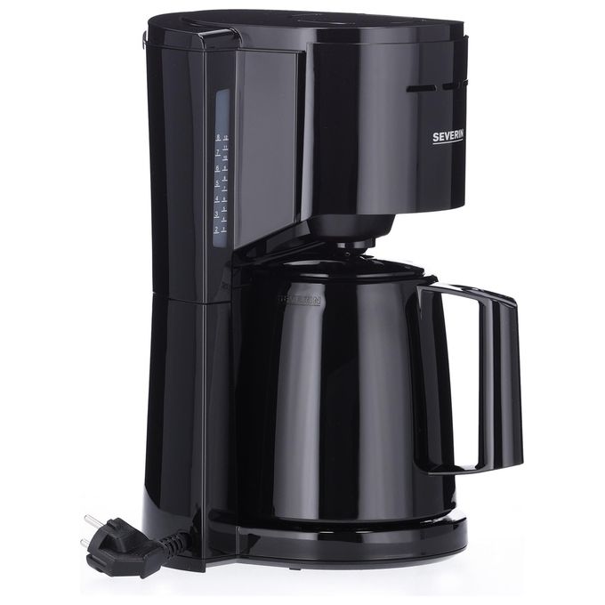 Severin KA 9307 Macchina da Caffe' con Filtro con 2 Caraffe Nero
