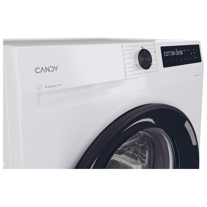Candy BR 48B6-S ProWash 500 Lavatrice Frontale 8 Kg 1400 rpm Classe A Wi-Fi Inverter 16 Programmi (85x60x53 cm) colore Bianco