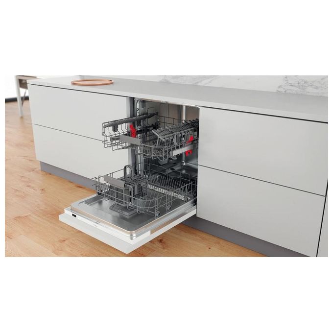 Whirlpool WIS 5020 Lavastoviglie da Incasso a Scomparsa Totale 14 Coperti Classe energetica E 6 programmi NaturalDrive Flexi Space 60 cm