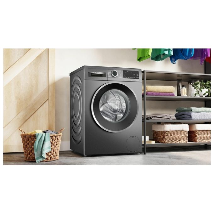Bosch WGG244ZRIT Serie 6 Lavatrice Frontale 9 Kg 1400 rpm Classe A ActiveWater Plus Iron Assist (85x60x59 cm) colore Grigio