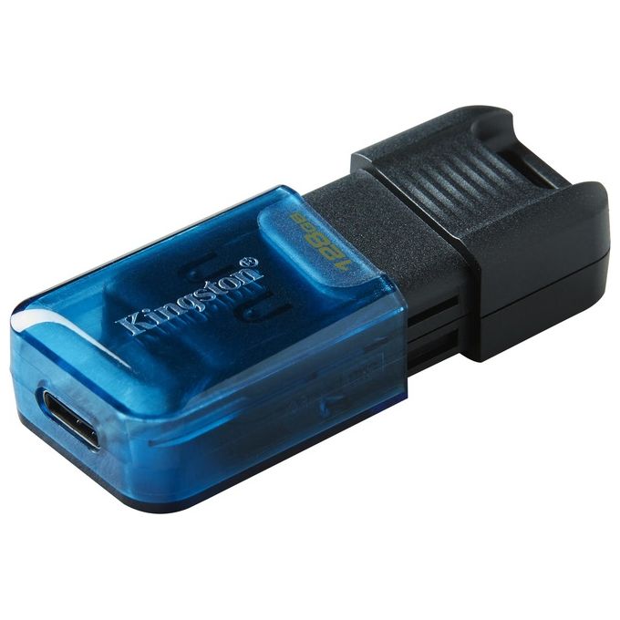 Kingston DataTraveler Flash Drive Usb Type-c 128Gb Read: 200mb-s Ner-Blu