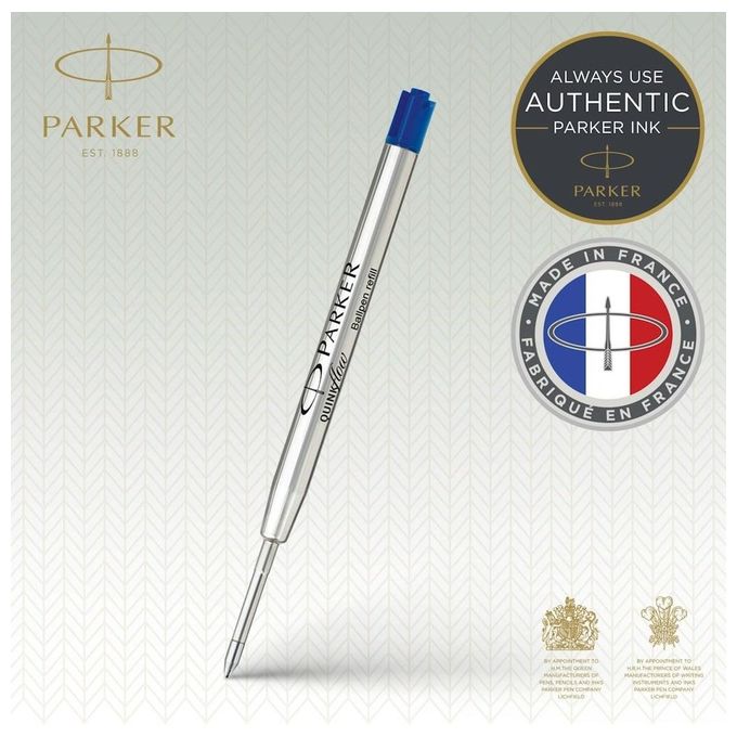 Parker Blister 10 Pezzi Refill Blu M