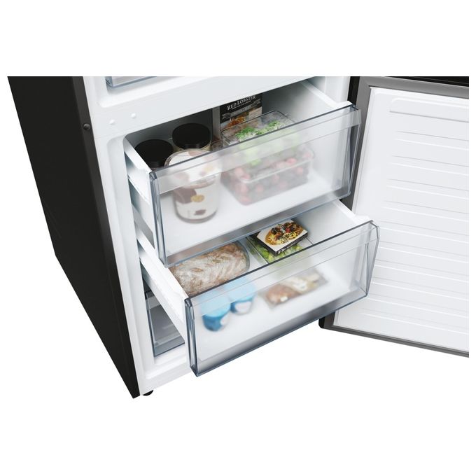 [ComeNuovo] Candy CNCQ2T618EB Frigorifero Combinato Capacita' 355 Litri Classe energetica E Raffreddamento No Frost colore Nero