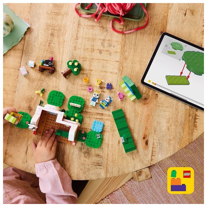 LEGO 77055 Animal Crossing - La sartoria delle Sorelle Ago e Filo, Set da Costruzione 322 Pezzi con Minifigure di Mabel e Sasha, Eta' 6+