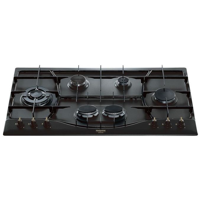 Hotpoint Ariston PHN 960MST (AN) R-HA Piano Cottura a Gas 6 Zone 90 cm Nero