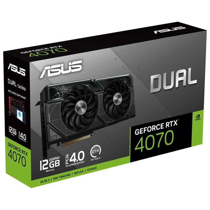 [ComeNuovo] ASUS Scheda Grafica Nvidia Geforce DUAL RTX 4070 12G
