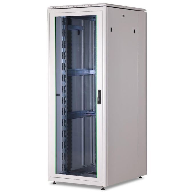 Digitus armadio 42 unita' linea professionale mm. (a)2020 x (ll)800  x (p) 1000 colore grigio chiaro ral7035