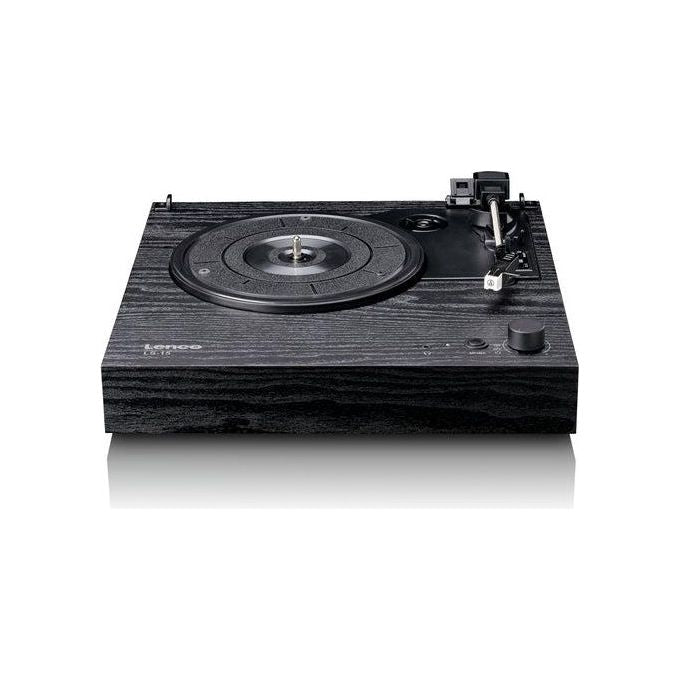 [ComeNuovo] Lenco Giradischi LS Series LS-15 Nero Design Retro con Bluetooth e Altoparlanti Integrati per Audio di Alta Qualita'