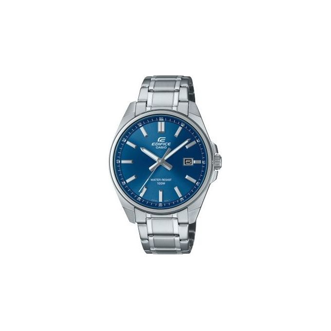Casio EFV-150D-2AVUEF Edifice Orologio Bracciale al Quarzo con Data Resistente all'Acqua fino a 100 m colore Acciaio inox