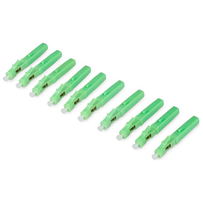 Digitus Connettore Rapido di Campo Lc-Apc per Fibra Ottica SingleMode 10 Pezzi