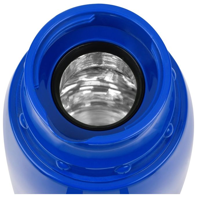 Emsa Bottiglia Termica Rocket Blu 0,75 Litri Chiusura a Vite con Bicchiere