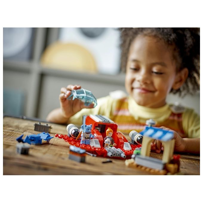 LEGO Star Wars 75384 The Crimson Firehawk, Starter Set con Astronave Giocattolo, Speeder Bike e 3 Personaggi, Regalo Bambini 4+