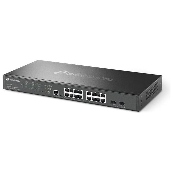 TP-Link Omada SG3218XP-M2 Switch di Rete Gestito L2 2.5g Ethernet 100-1000-2500 Supporto Power Over Ethernet 1u Nero