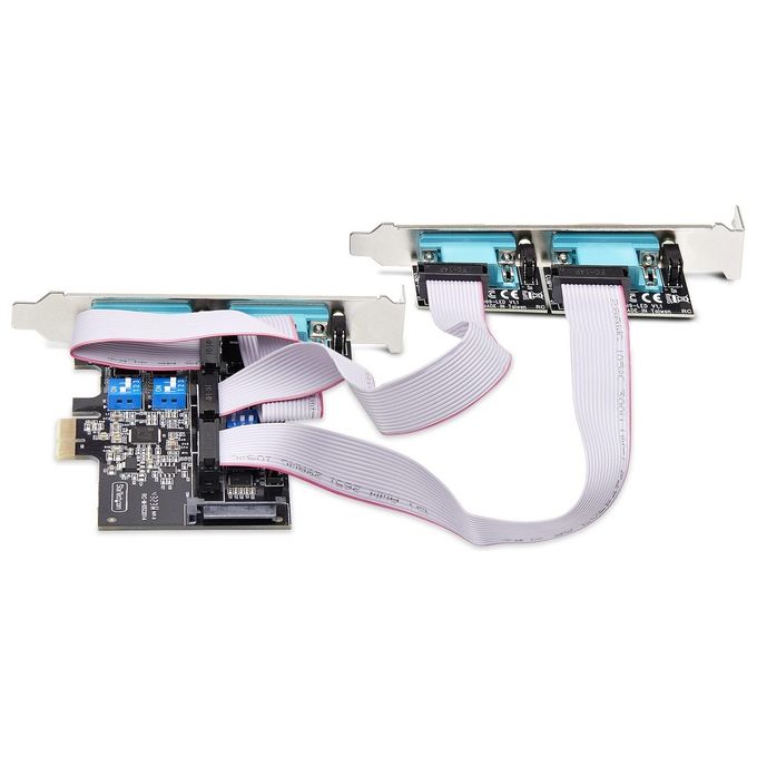StarTech.com Scheda Seriale PCIe a 4 Porte Protezione ESD di Livello 4