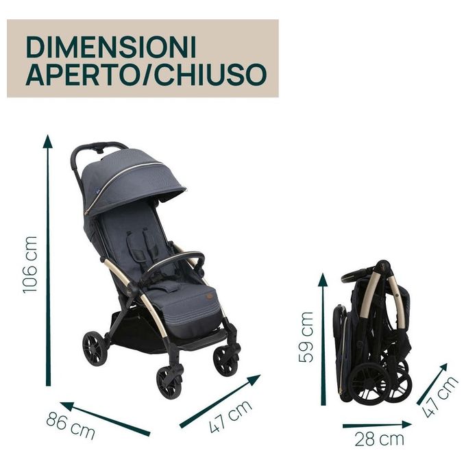 Chicco Passeggino 4 Ruote Goody Xplus Dark Shadow
